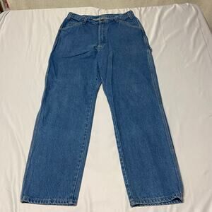 Dickies Men's Jean's Carpenter Blue Pants Size 34 x 30 GUC Medium Wash